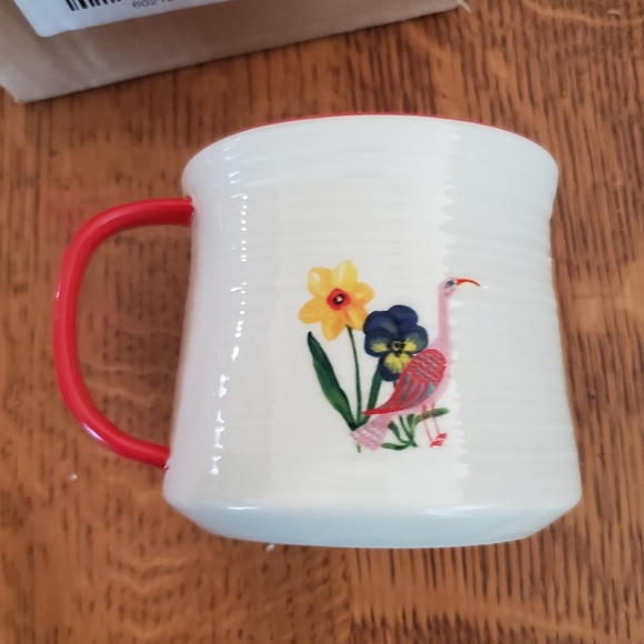 Anthropologie Nathalie Lete Bouquet Monogram Mug - "R" - Picture 8 of 11
